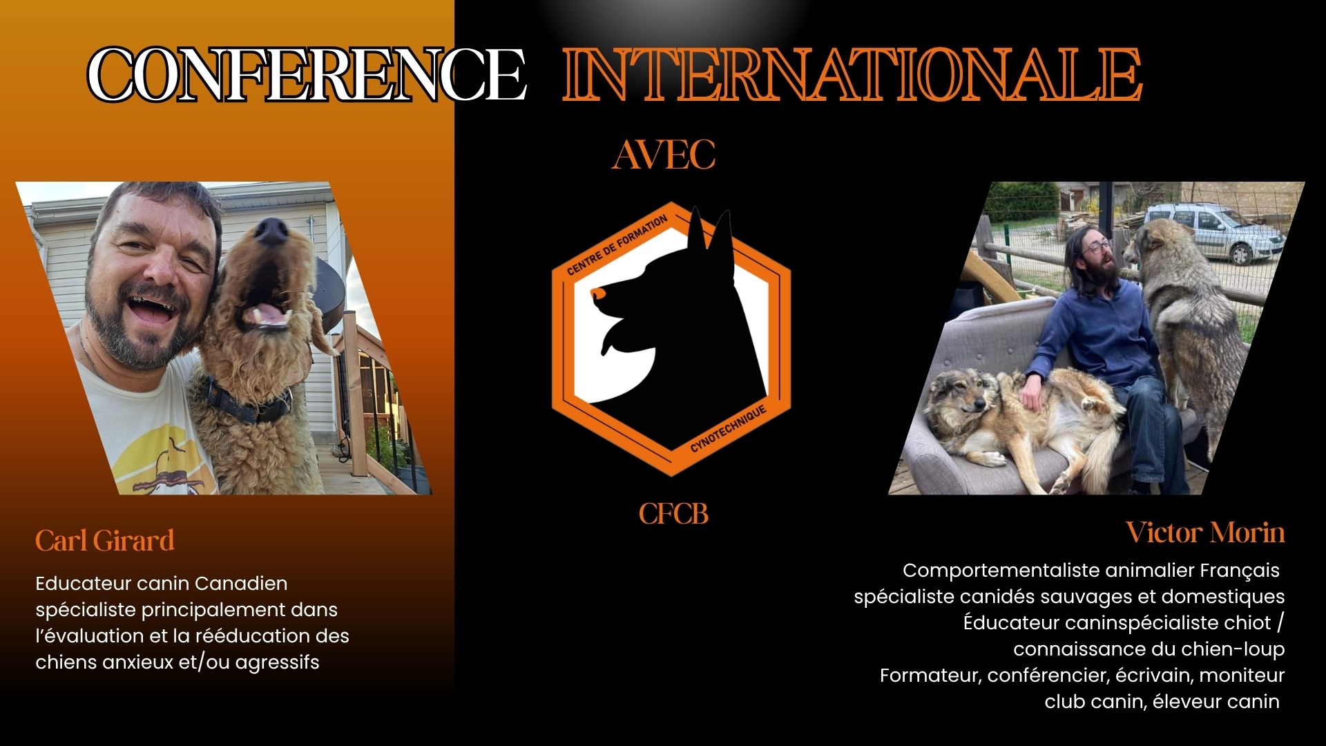 Black and Orange Modern Gradient Business Conference Presentation